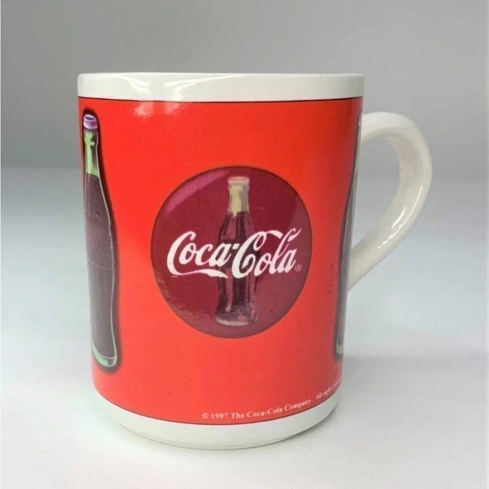 Vintage Coca Cola Ceramic Mug from Gibson 1997